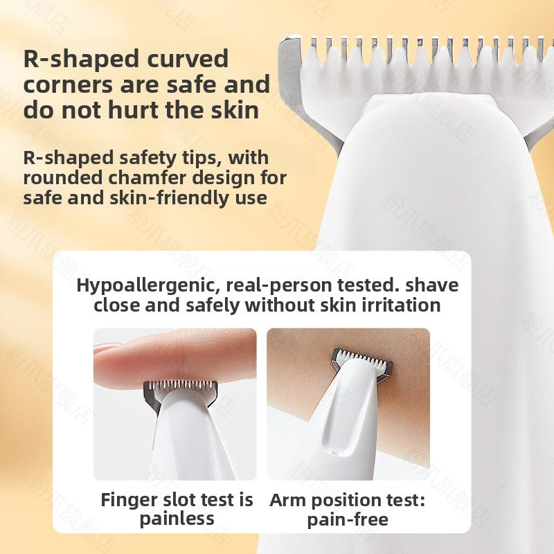 pet trimmer for sensitive and curvy spots